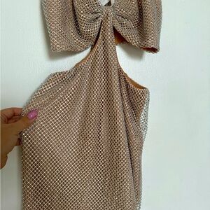 Alice+Olivia Havana Crystal-Embellished dress size 4